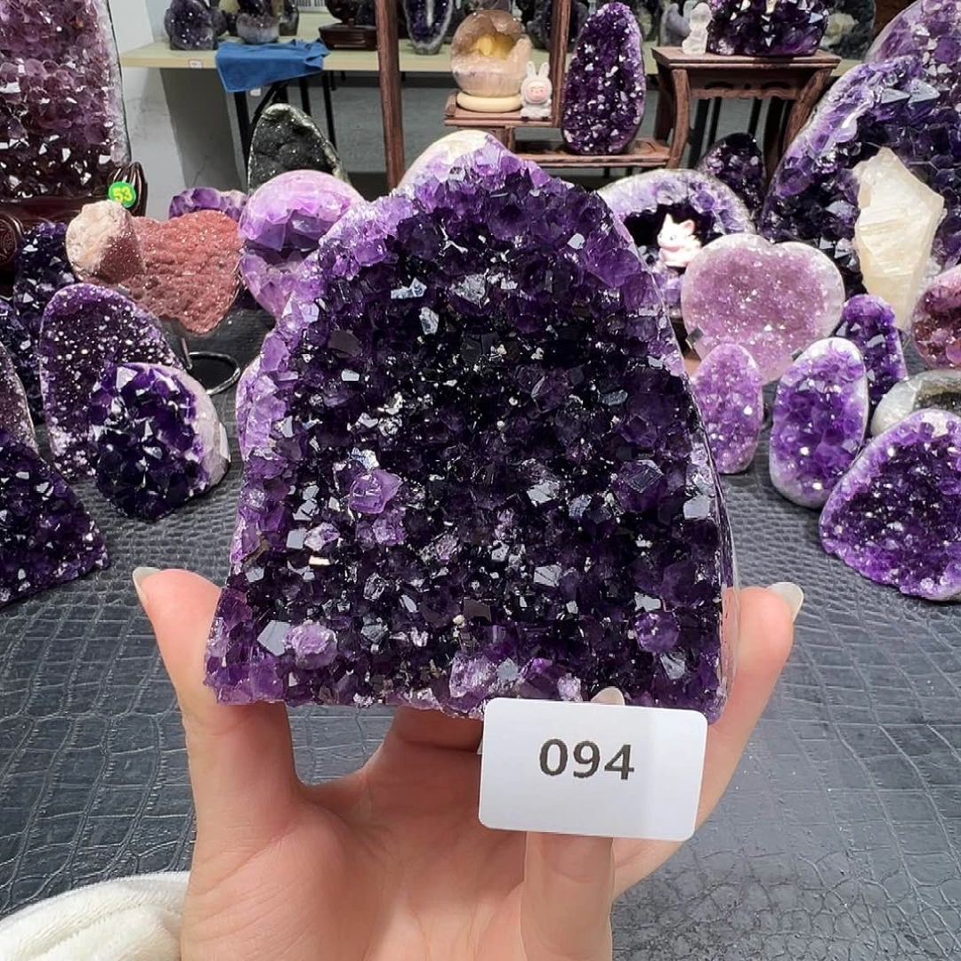 紫晶珠宝半成品未镶嵌