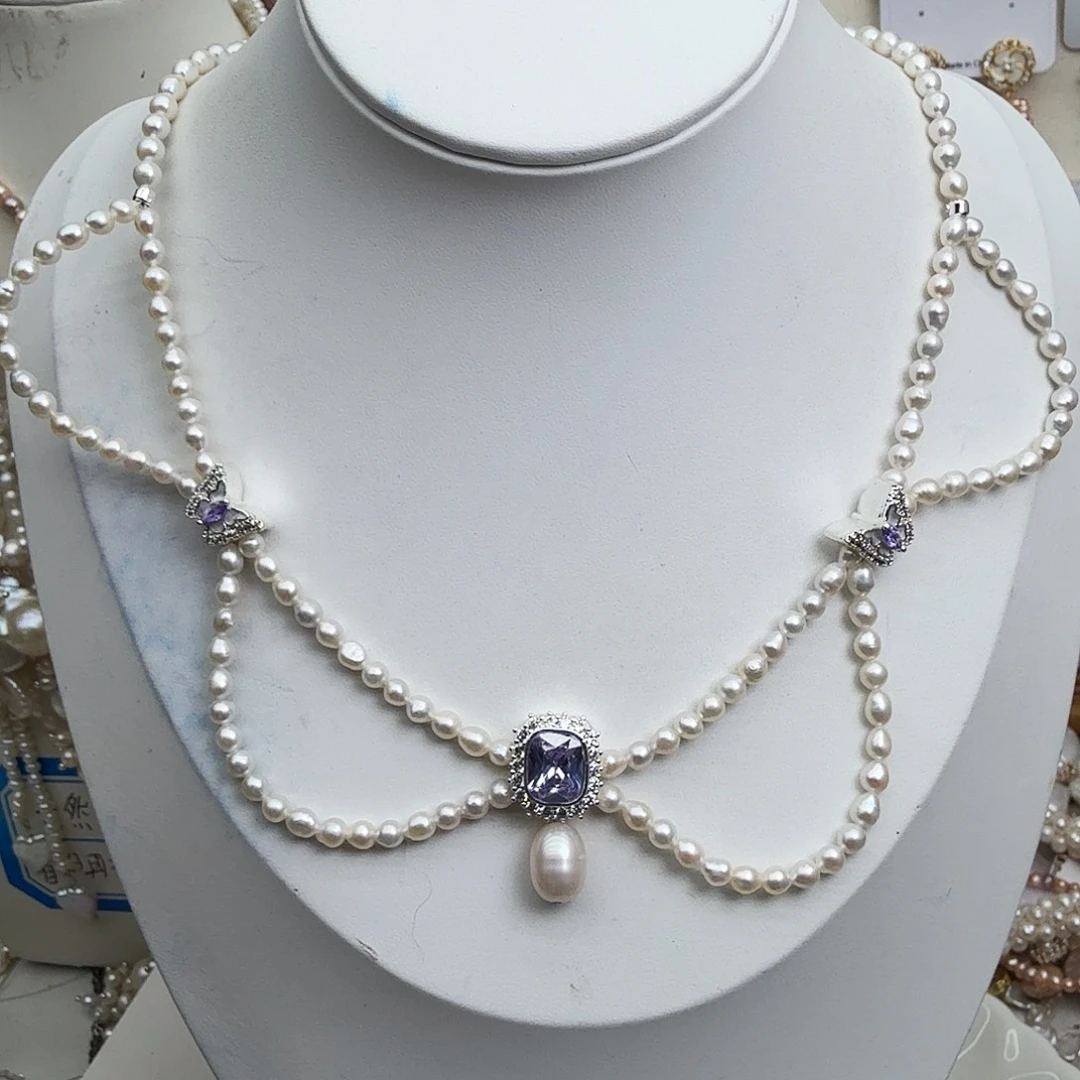 淡水珍珠未镶嵌颈饰