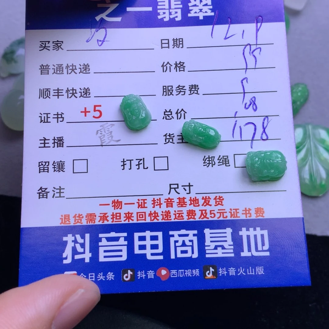 颈饰未镶嵌翡翠汐*