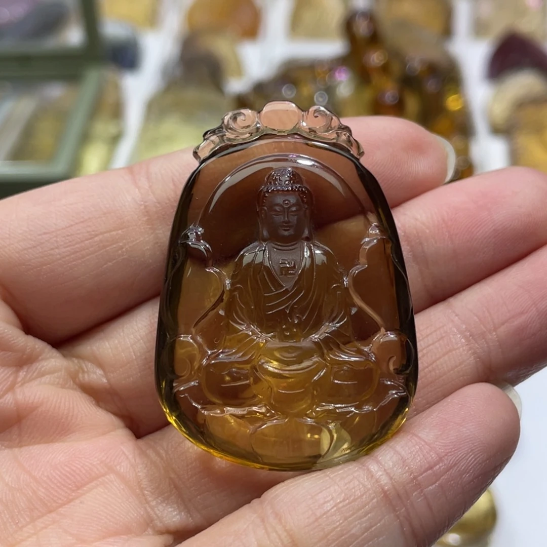 水晶颈饰未镶嵌四*草定制