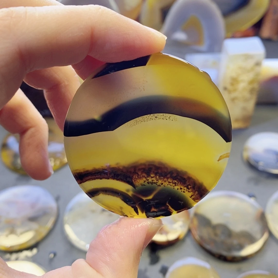 玛瑙/玉髓颈饰未镶嵌编号77