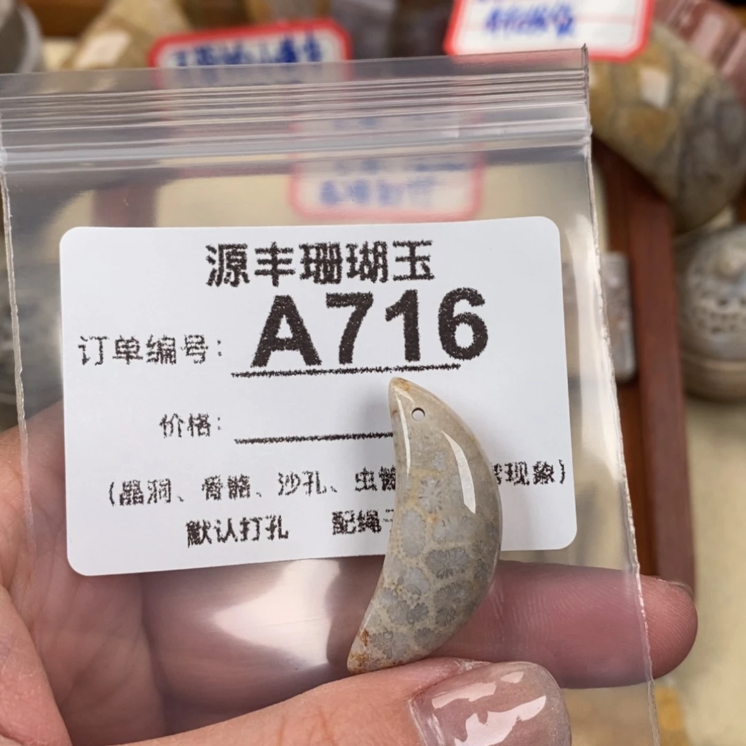 硅化玉颈饰未镶嵌ـ****٨