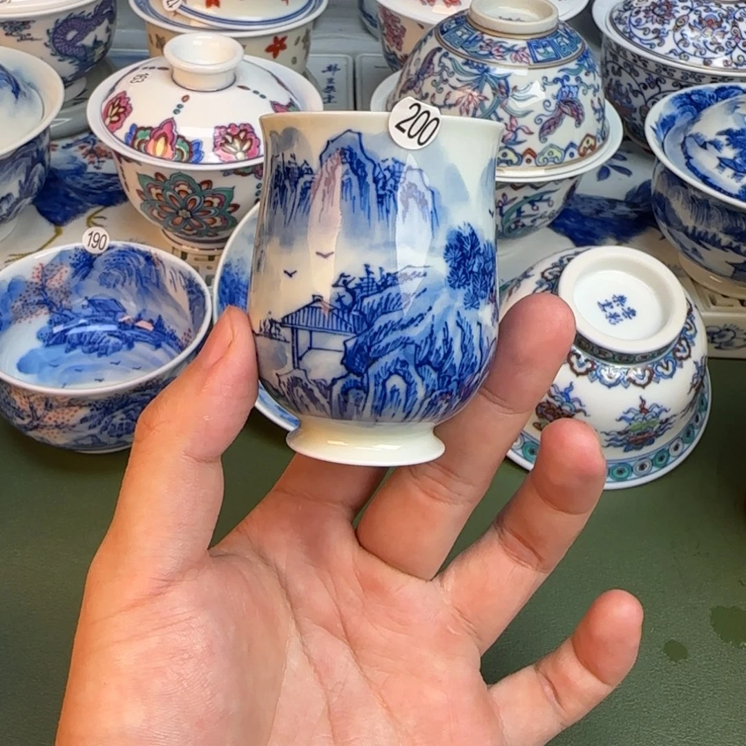 彦祖纯手工手绘茶具200