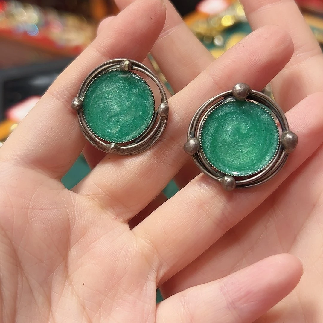 琉璃铜合金锆石铁合金法产打标耳夹