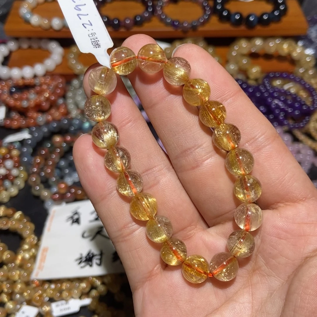 水晶手链未镶嵌?*妍