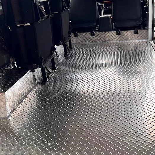 奇瑞E7不锈钢地板开瑞海豚防滑耐磨防护板面包车车厢铝板专用地垫