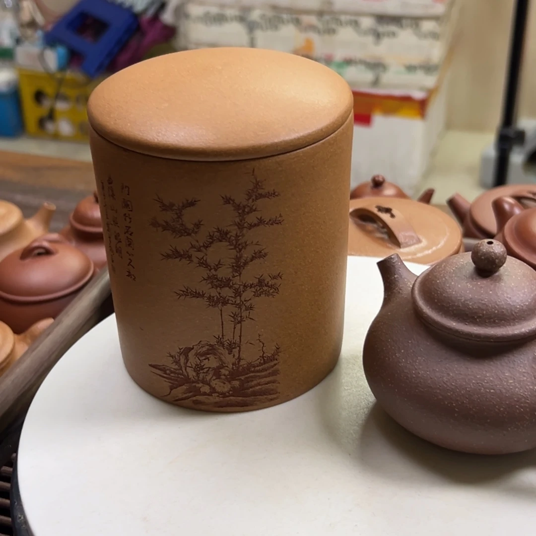 K***n茶壶紫砂五彩段泥容天150