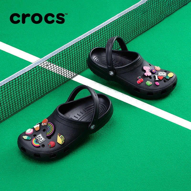 CROCS/卡骆驰洞洞鞋男女鞋经典Clog一脚蹬穿沙滩鞋凉拖鞋10001