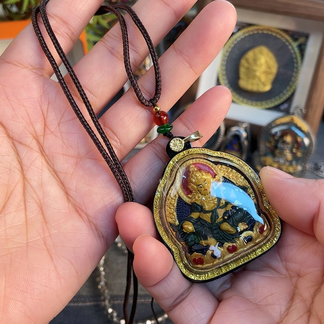 泥塑黄老爷擦擦+绑绳