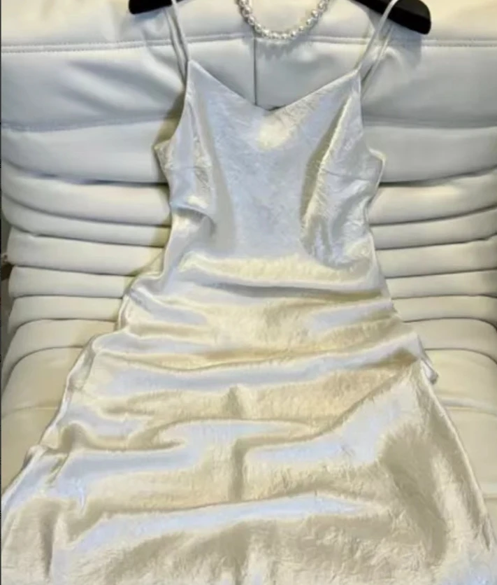 【主播同款】鹿三三SANN新国风提花中长款吊带裙20246859小鹿