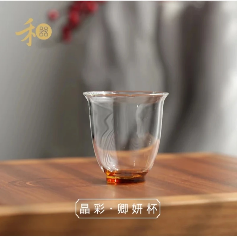 禾器晶彩·卿妍杯 高硼硅 玻璃茶杯  60ml