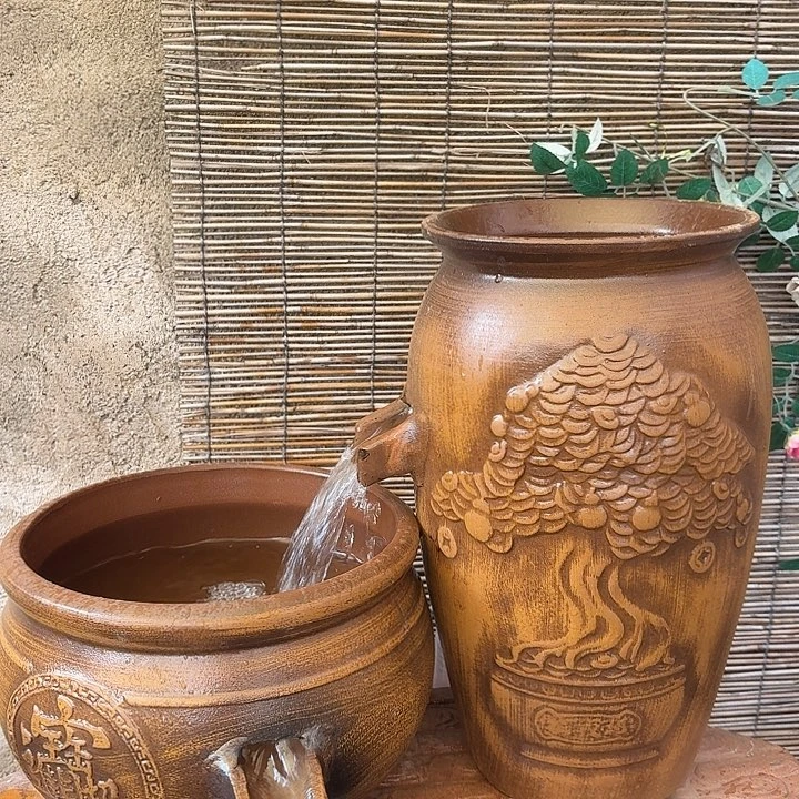 粗陶口径21/40，27/20进水口2.5厘米