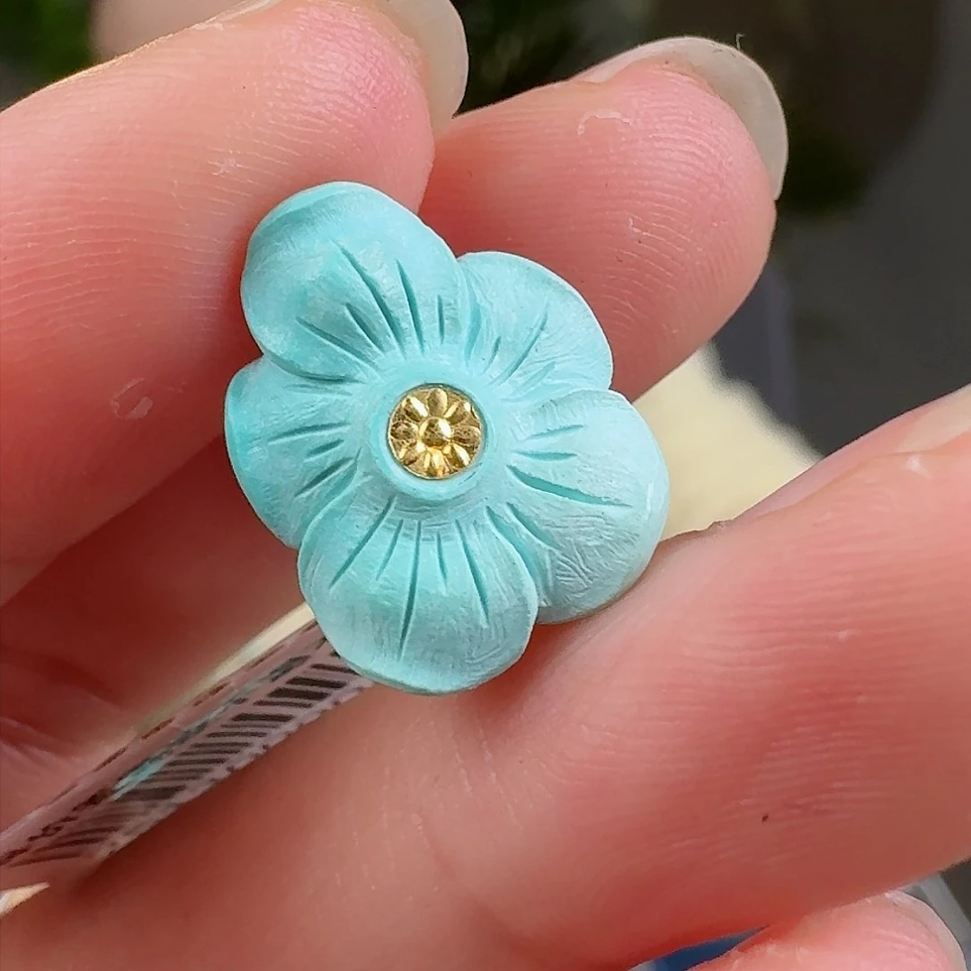 绿松石珠宝奇石未镶嵌