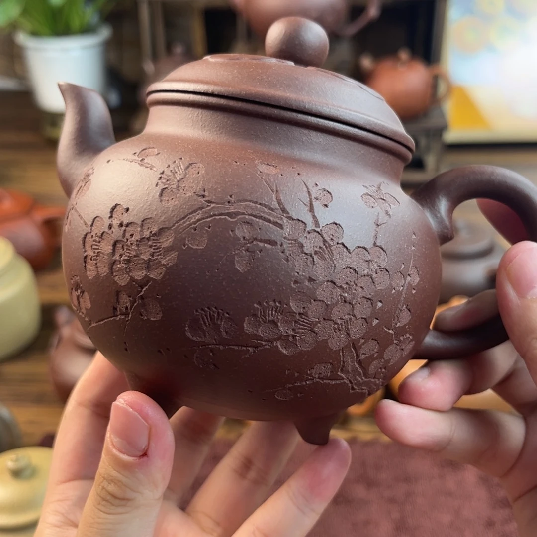 紫砂茶壶手工制作工艺精350cc