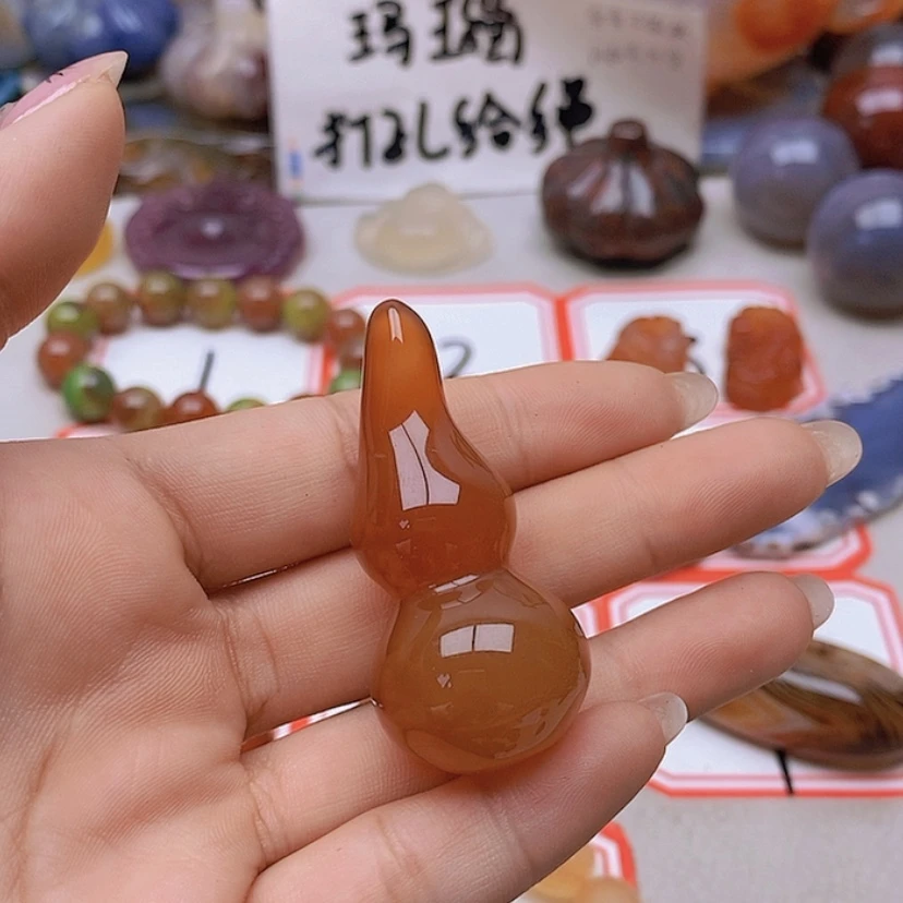 【闪购商品】未镶嵌玛瑙/玉髓珠宝半成品欣*?