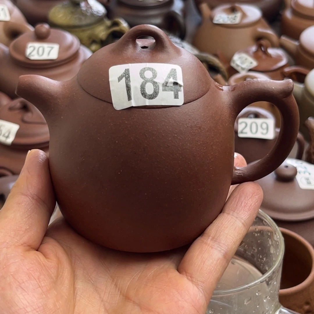 茶壶紫砂底槽清260cc左右大瑕疵