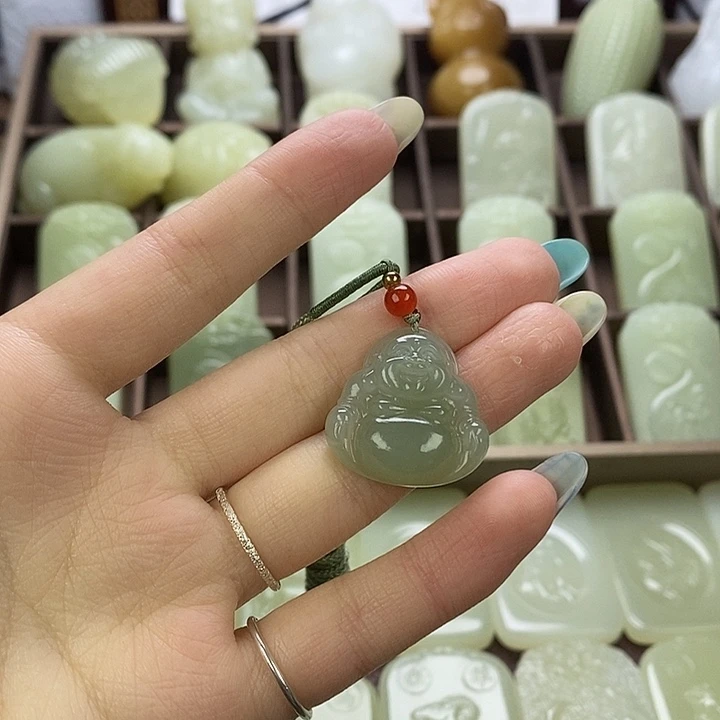 昆仑石佛公 吊坠