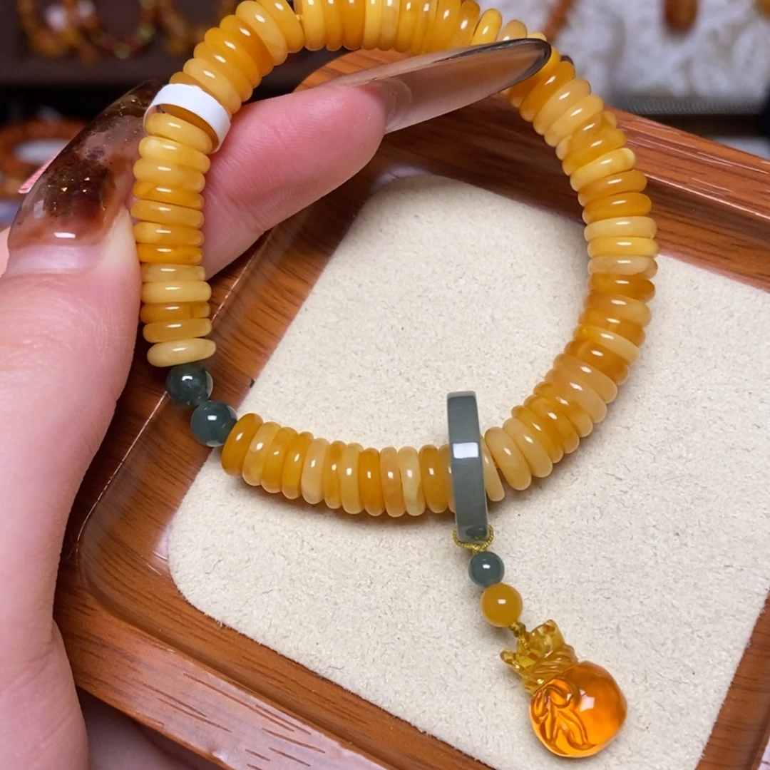 【闪购商品】手链蜜蜡未镶嵌手串