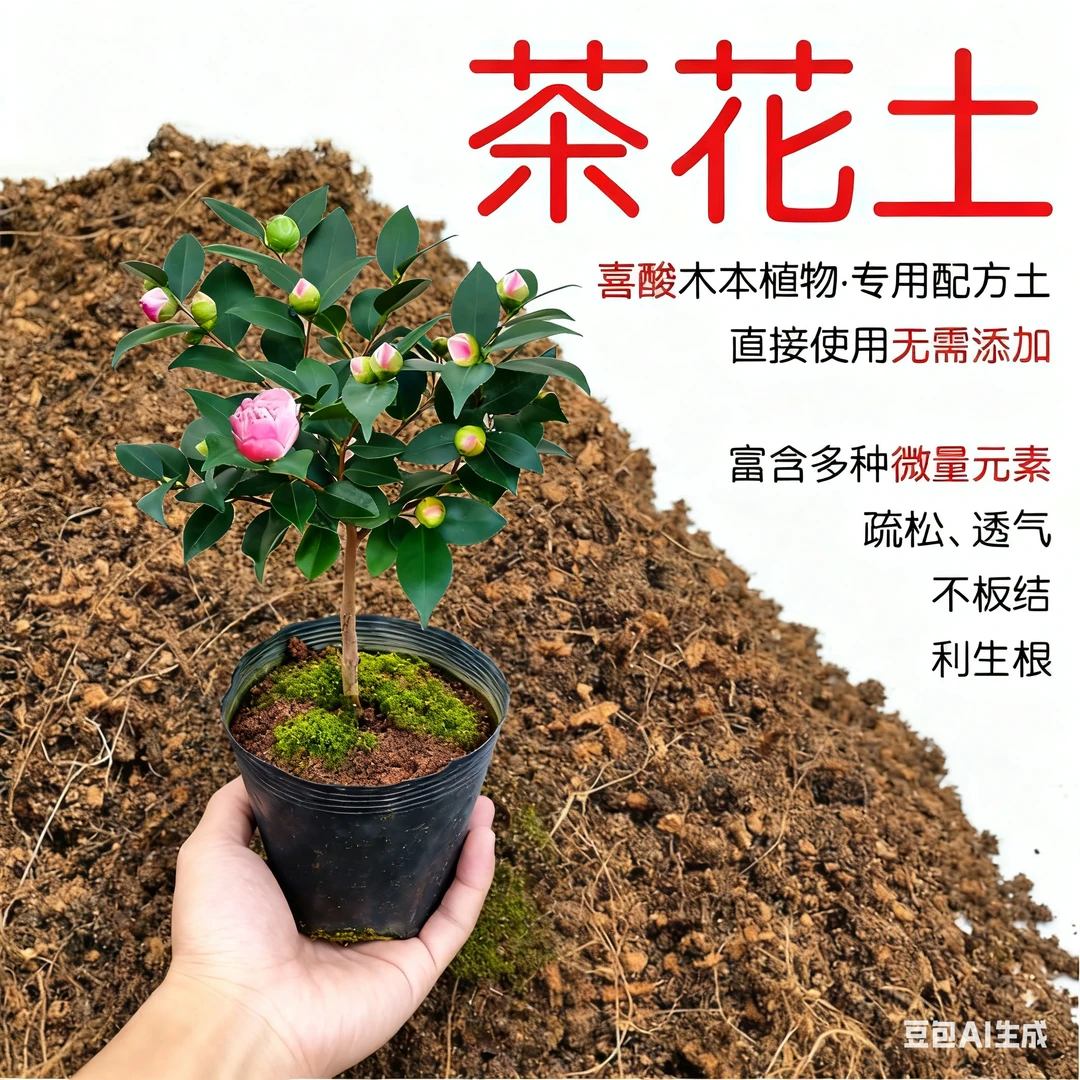 山茶花盆栽专用土室内外好养四季盆栽通用