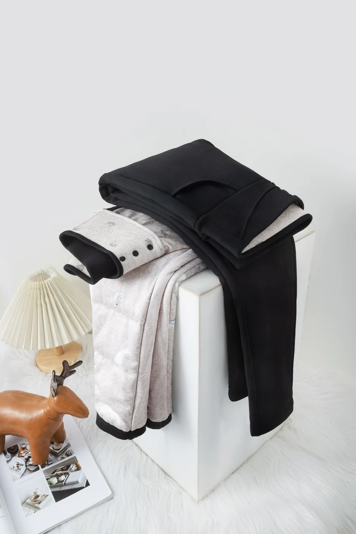 券【防寒裤】冬季加厚高腰显瘦鹅绒裤休闲裤保暖裤外穿情侣裤