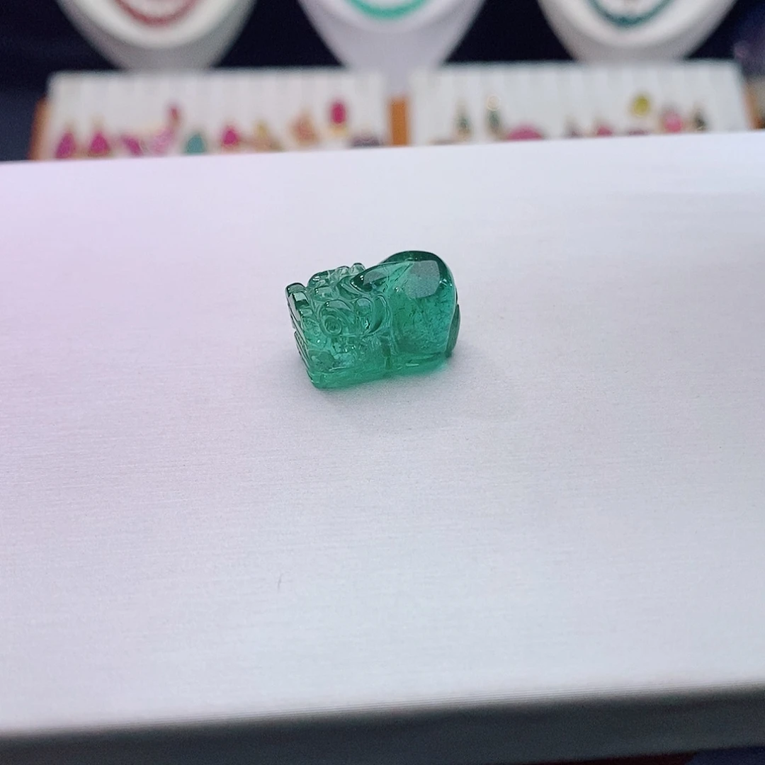 碧玺碧玺m未镶嵌大貔貅