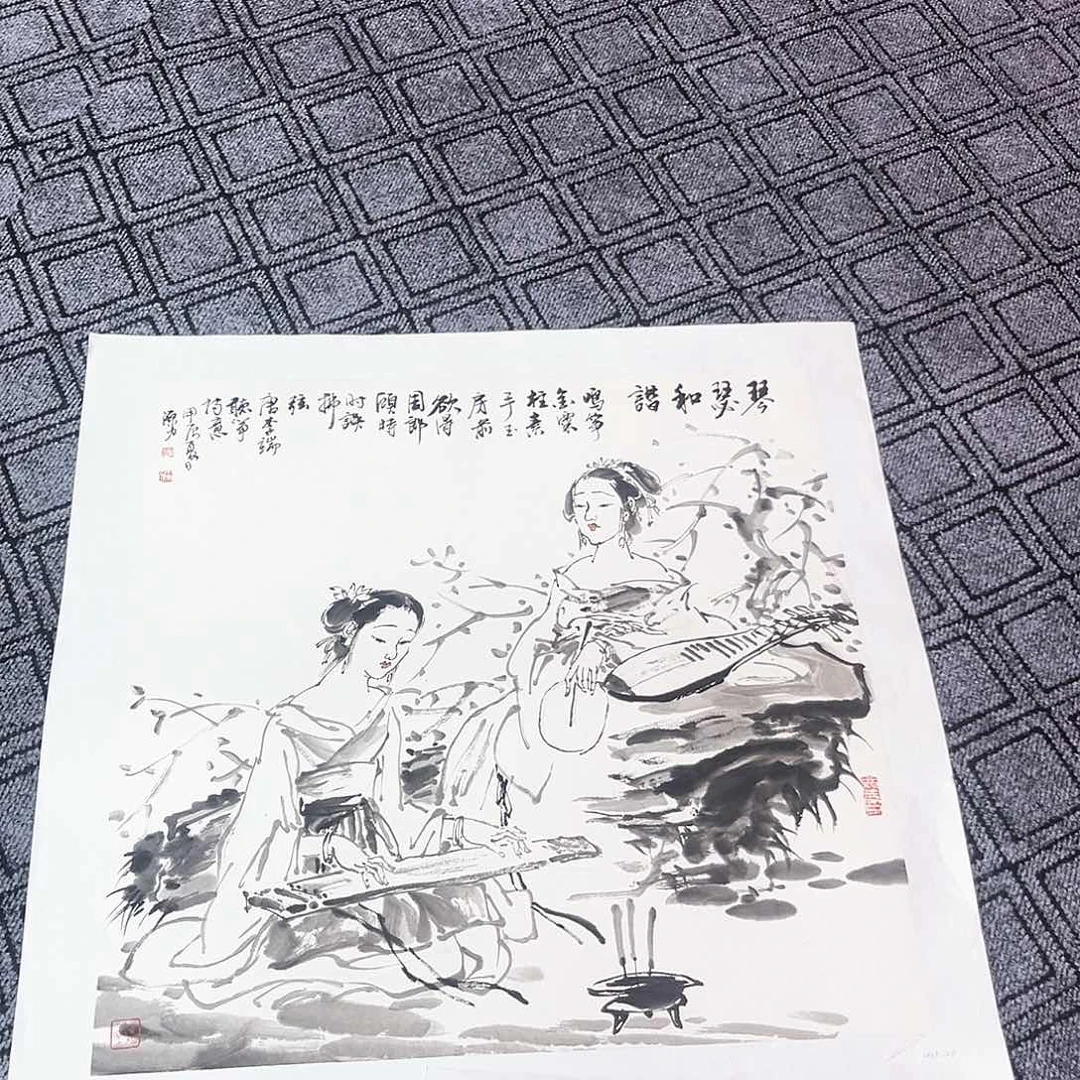 国画任*遥许老师四尺斗方