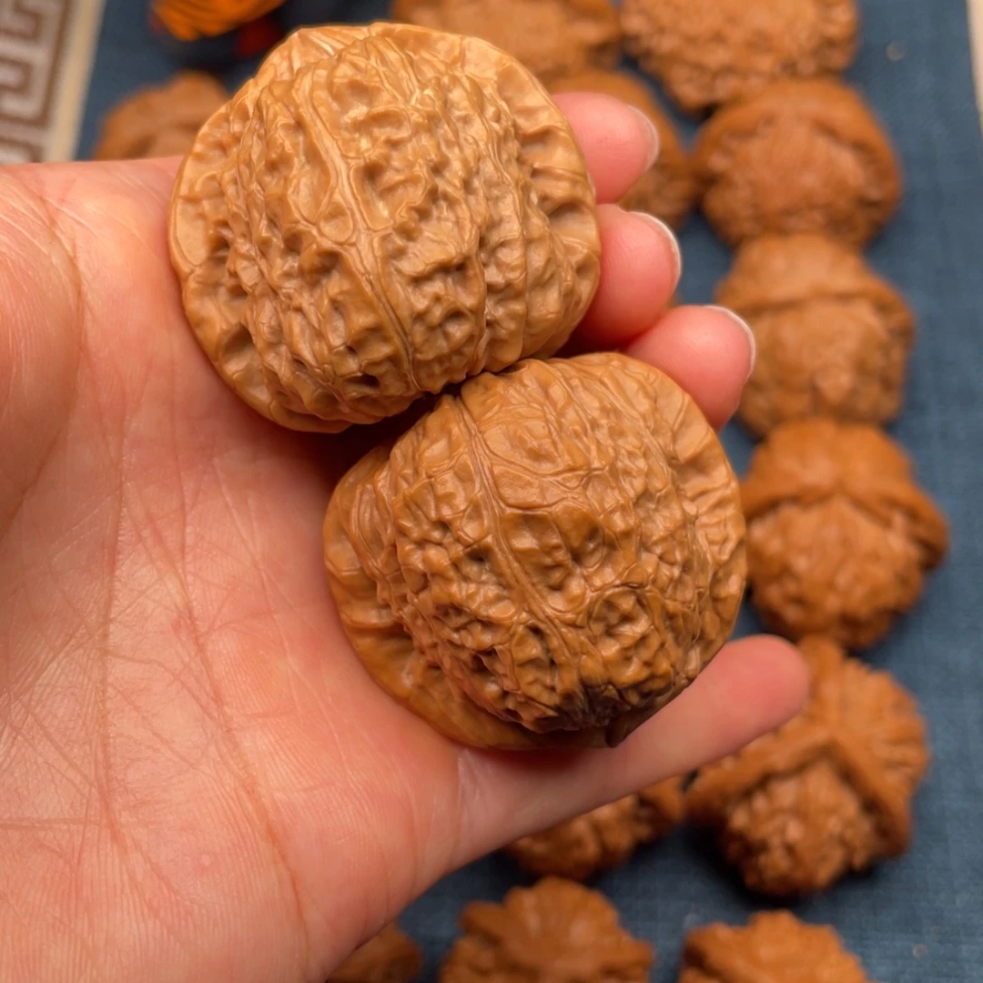 把件文玩核桃40南瓜墩