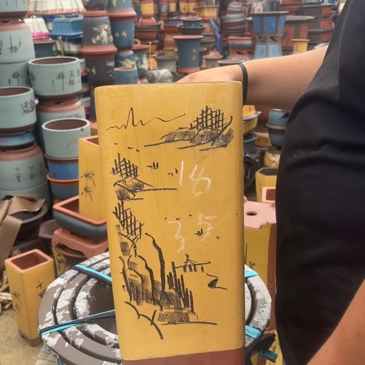 紫砂花盆紫砂花盆盆栽花卉盆景观赏盆栽