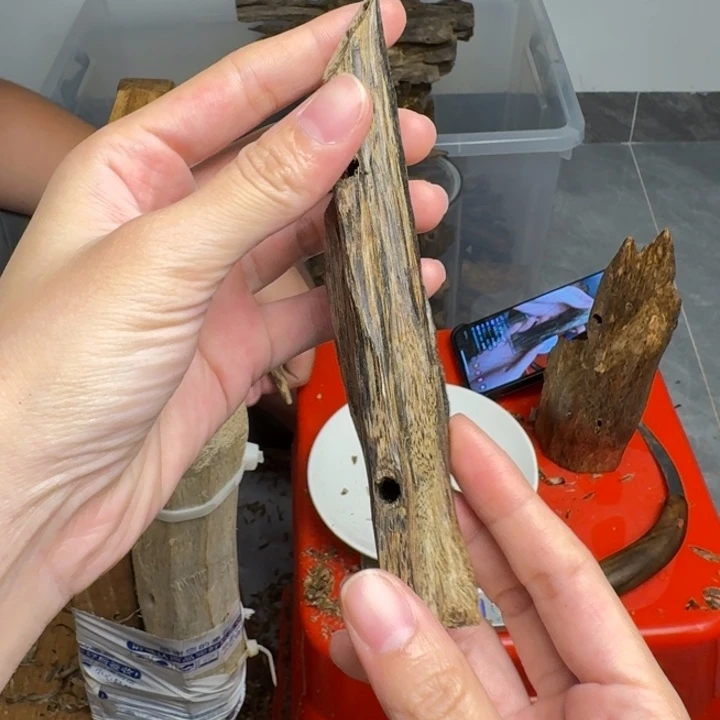 沉香沉香碎屑白棋块料21克