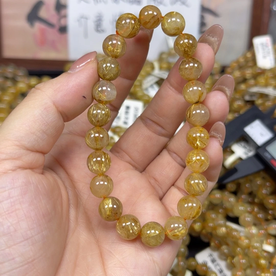 发晶手链未镶嵌钛晶9