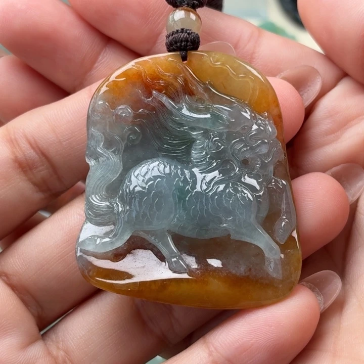 翡翠未镶嵌颈饰天然翡翠a货