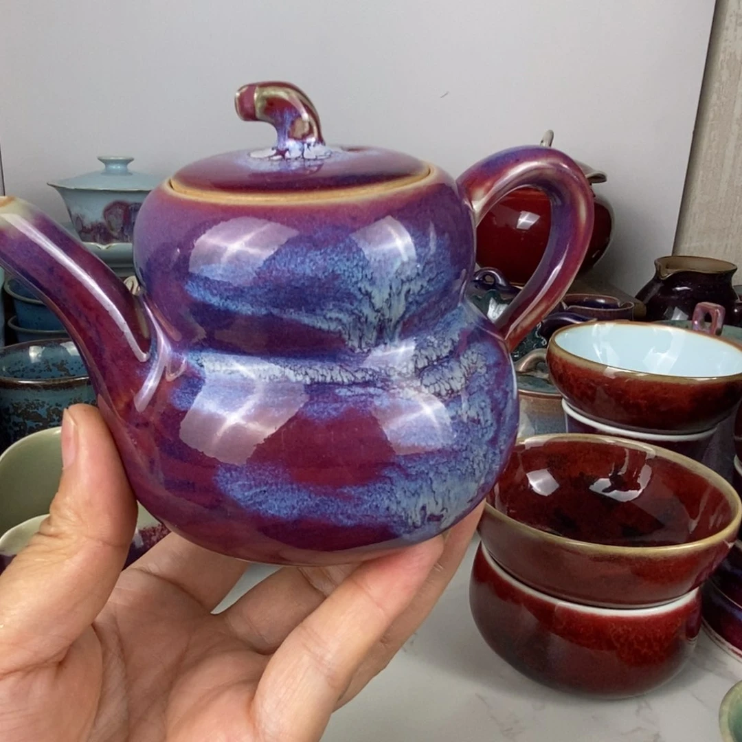 中国神后钧瓷茶具