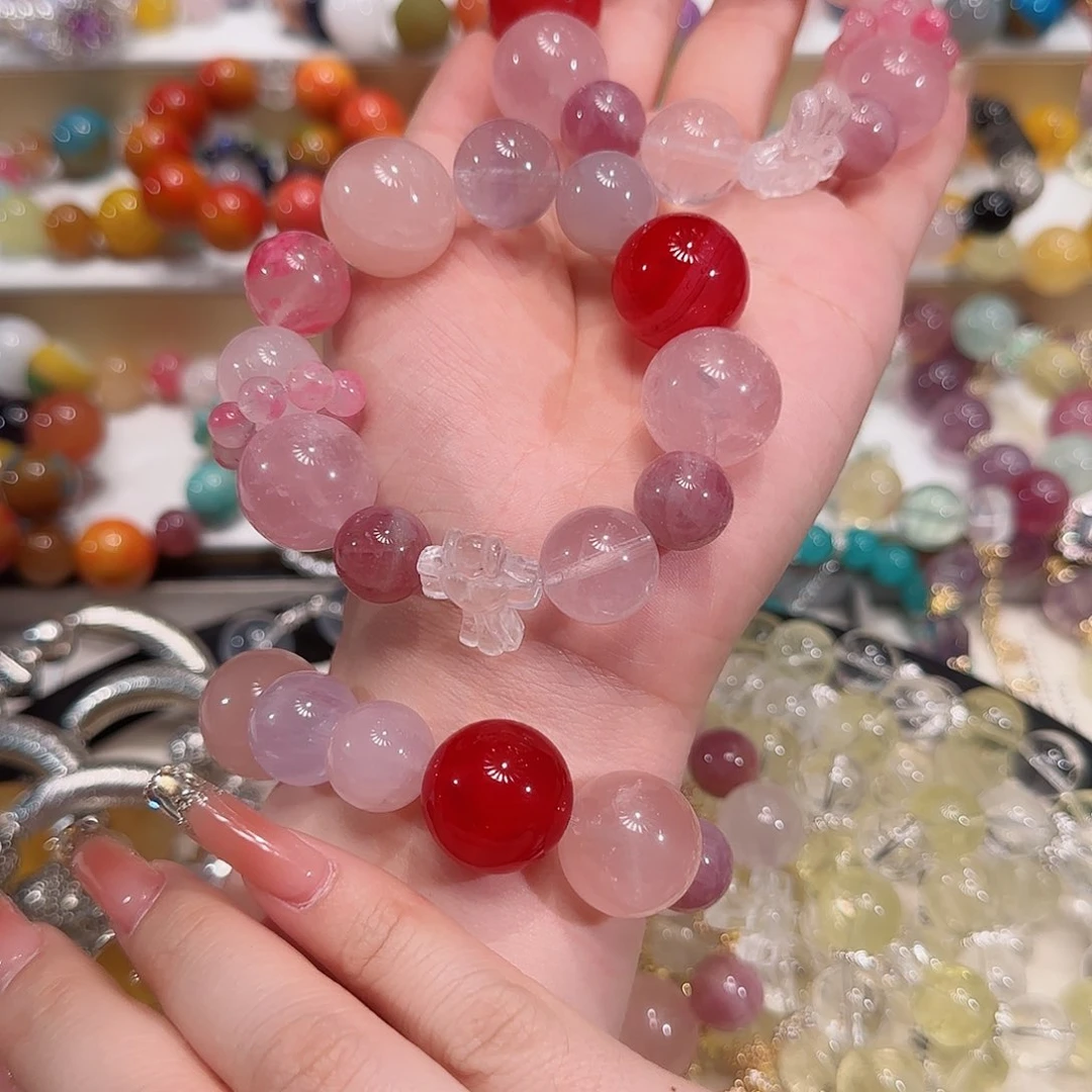 水晶手链未镶嵌多样性发一