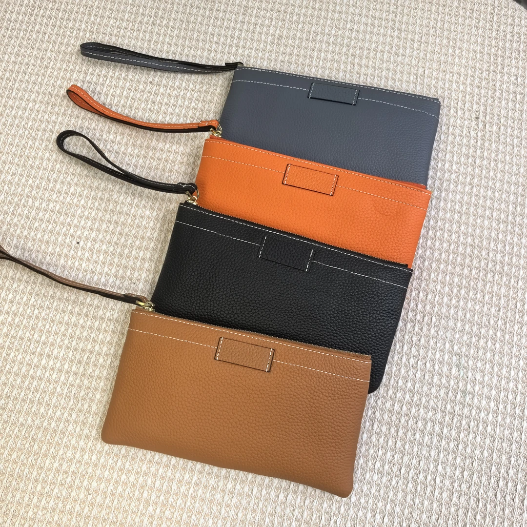 男女同款带手腕真皮钱包手包