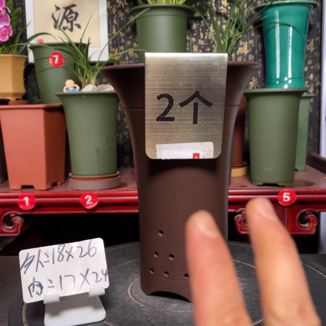 紫砂花盆紫砂花盆