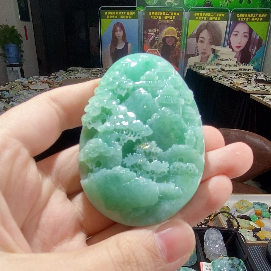 颈饰未镶嵌翡翠翡翠