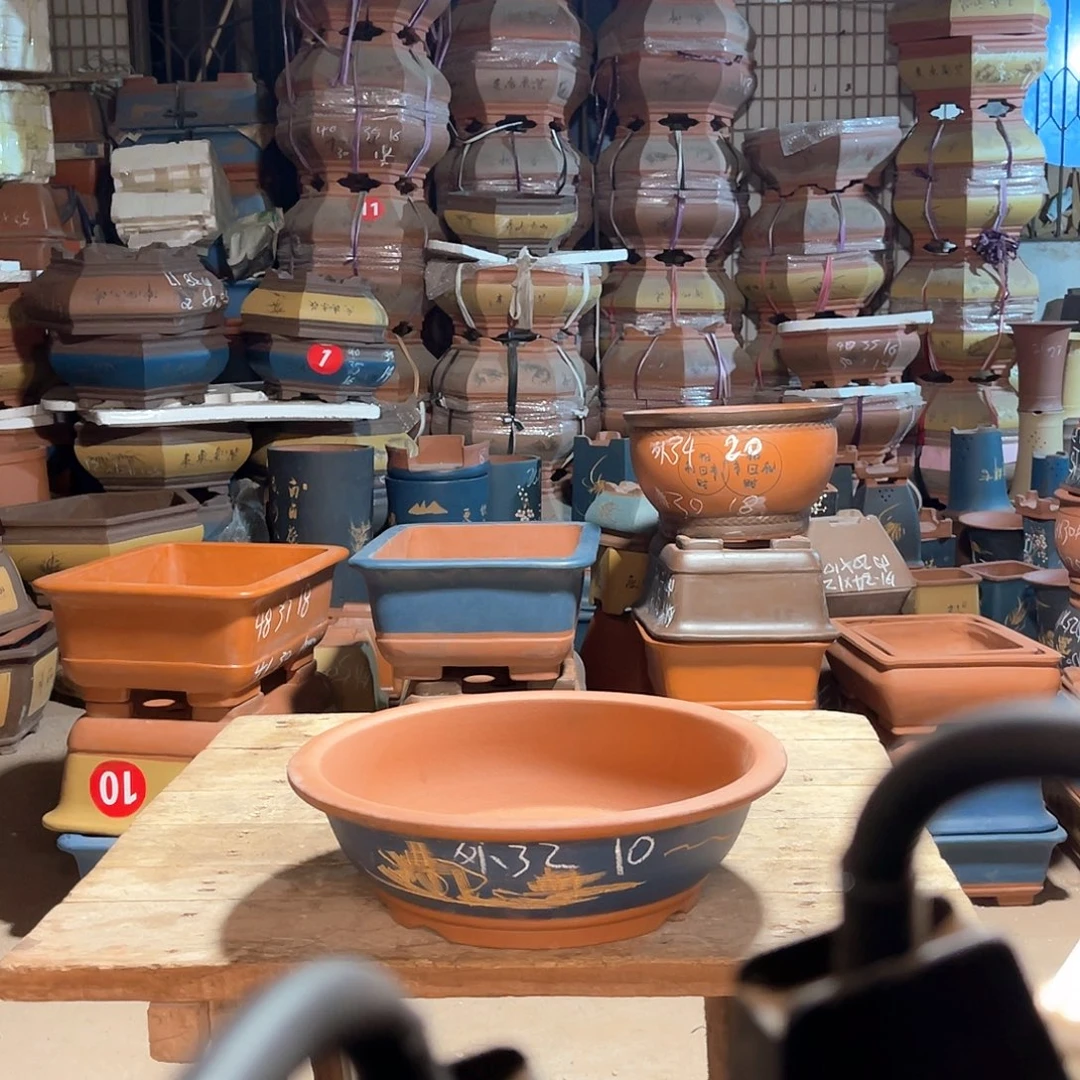 紫砂花盆大碗盆一个