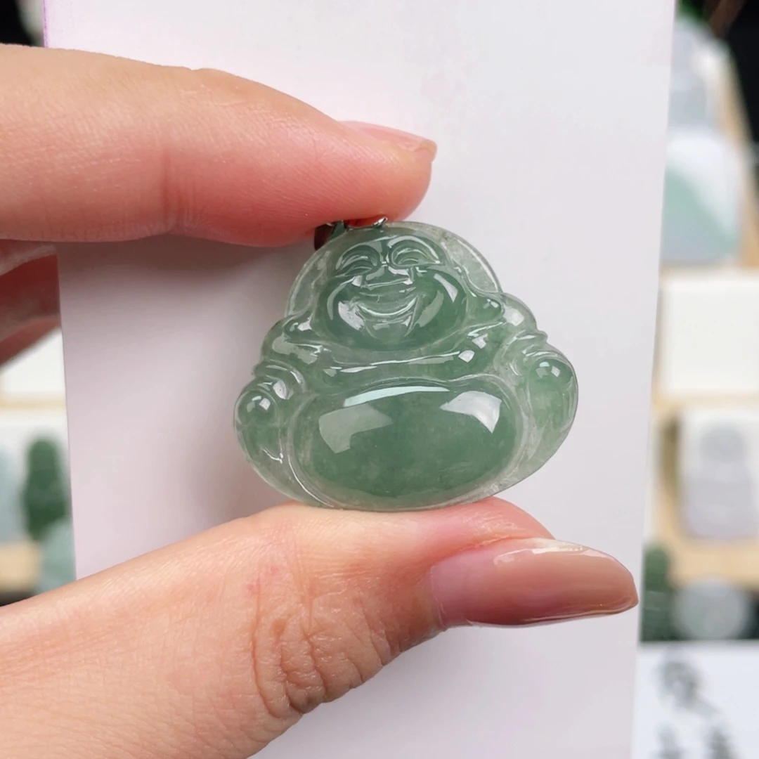 颈饰未镶嵌翡翠佛公