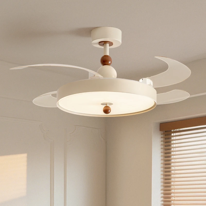 摩灯会 卧室风扇灯 现代简约中古2025年新款护眼全光谱隐形25344