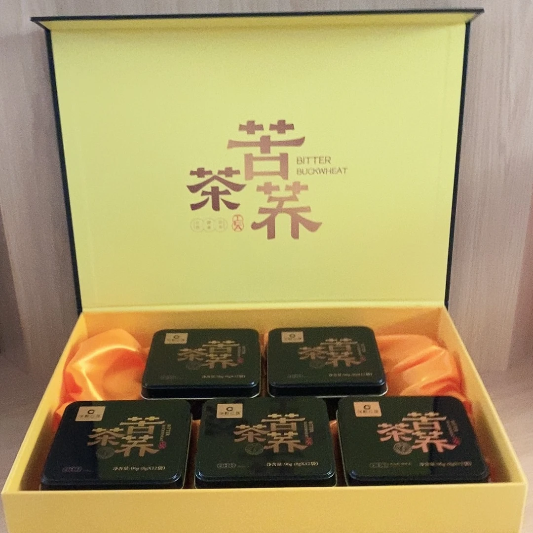 苦荞茶黑礼盒 华岭云珠