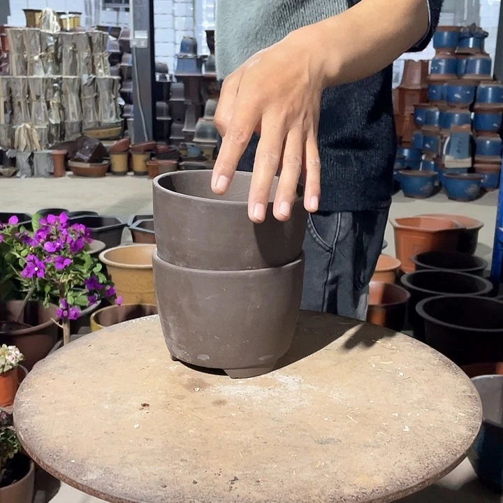 紫砂宜兴花盆花盆