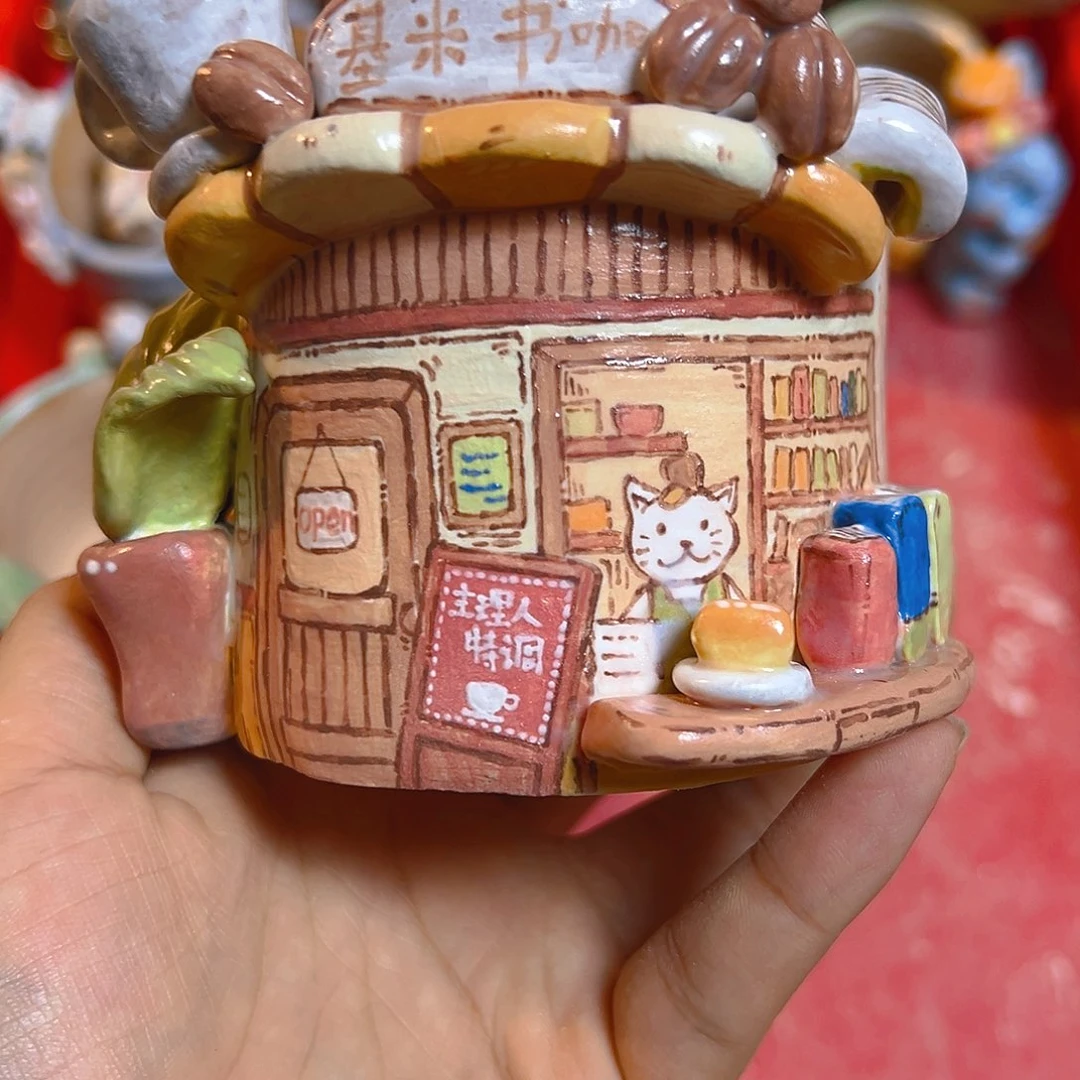清仓老梧家的手工多肉花盆