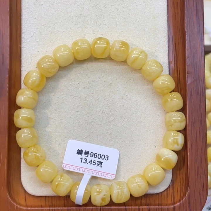 琥珀未镶嵌手链蜜蜡