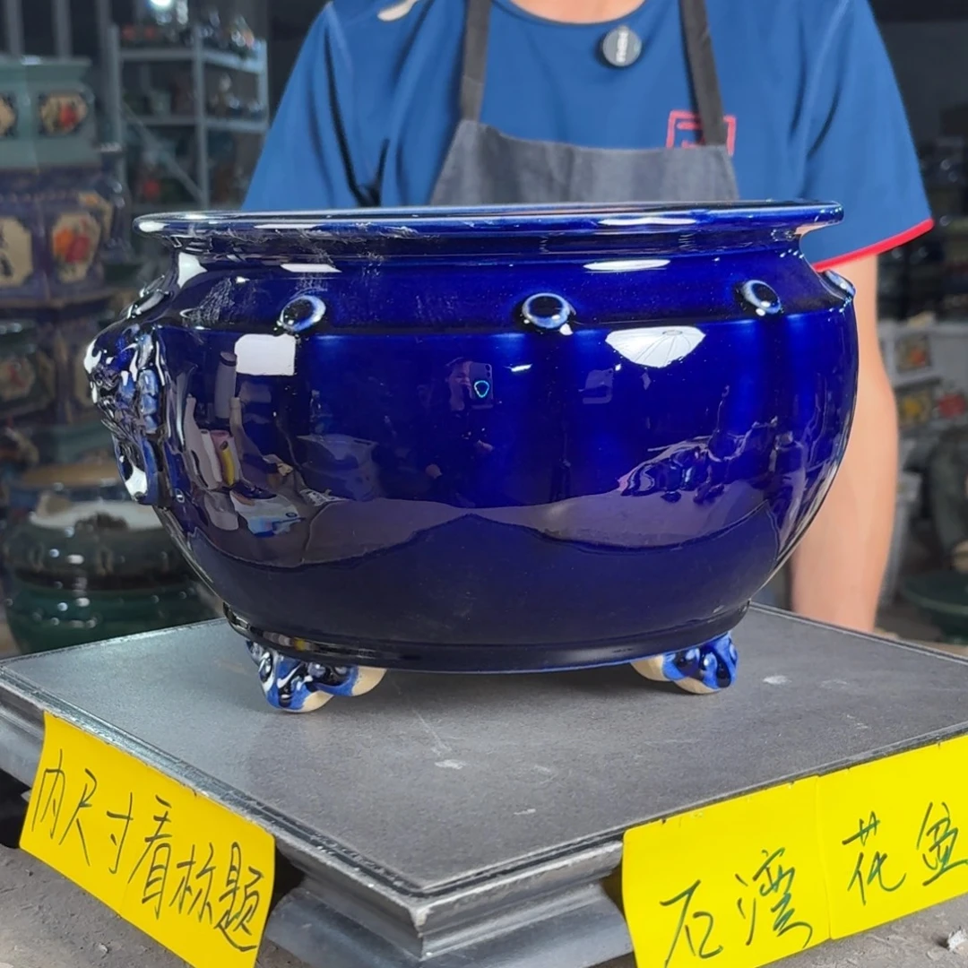 一风堂石湾花盆 内21*14