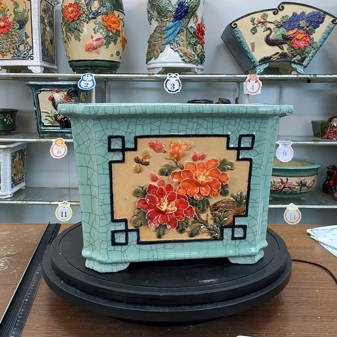 ?****云石湾盆350陶瓷