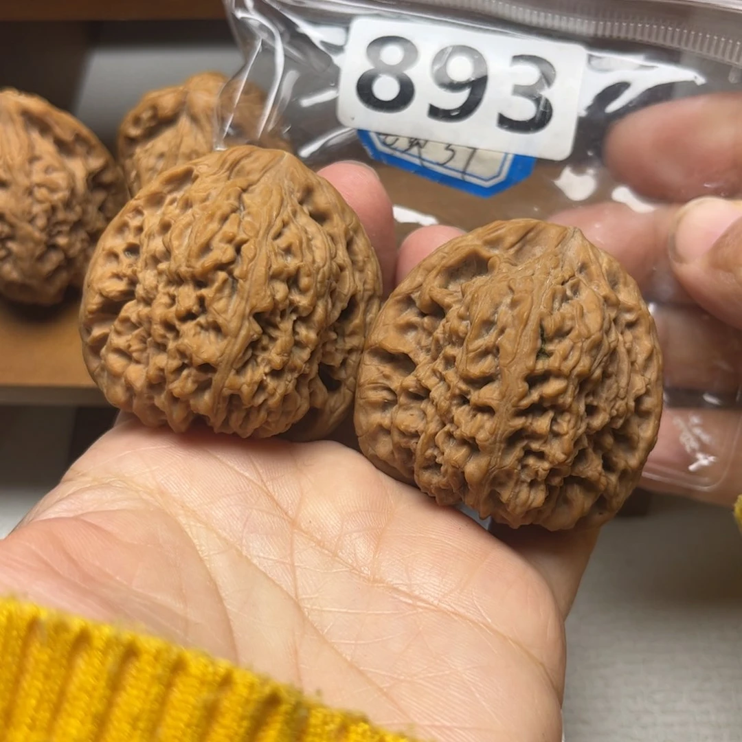 吊坠文玩核桃三角将44