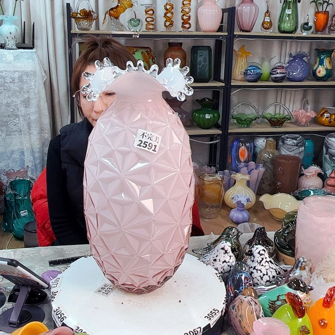 2591高42厘米不完美家悦琉璃工艺品福利