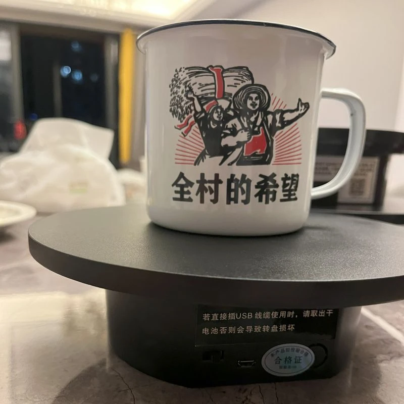 直播转盘展示台360度电动转盘小珠宝首饰专用拍摄底座自动旋转