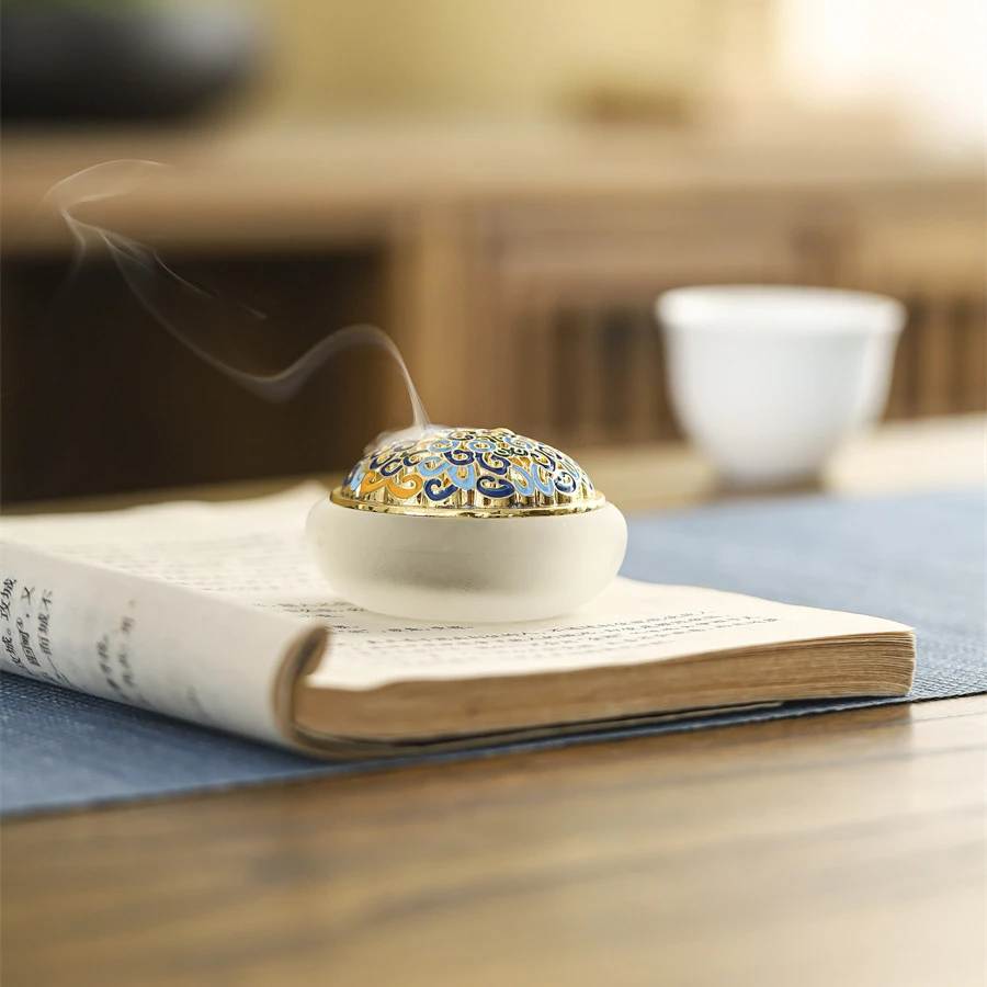 室内家用精美香道套装指尖玲珑香篆炉盘香炉能熏沉香檀香的熏香器