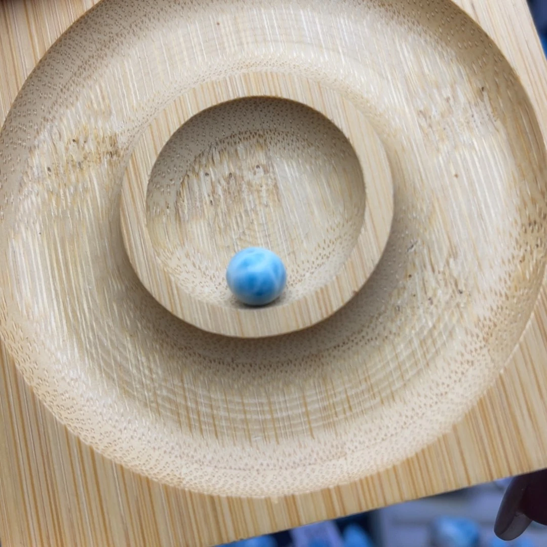 未镶嵌针钠钙石（海纹石）珠宝半成品海纹石单珠8-90